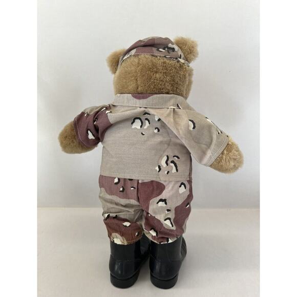 Army Fatigues Bear Dog Tag by It's All Greek To Me ASI 62960 Stuffed Animal Toy - Picture 5 of 7